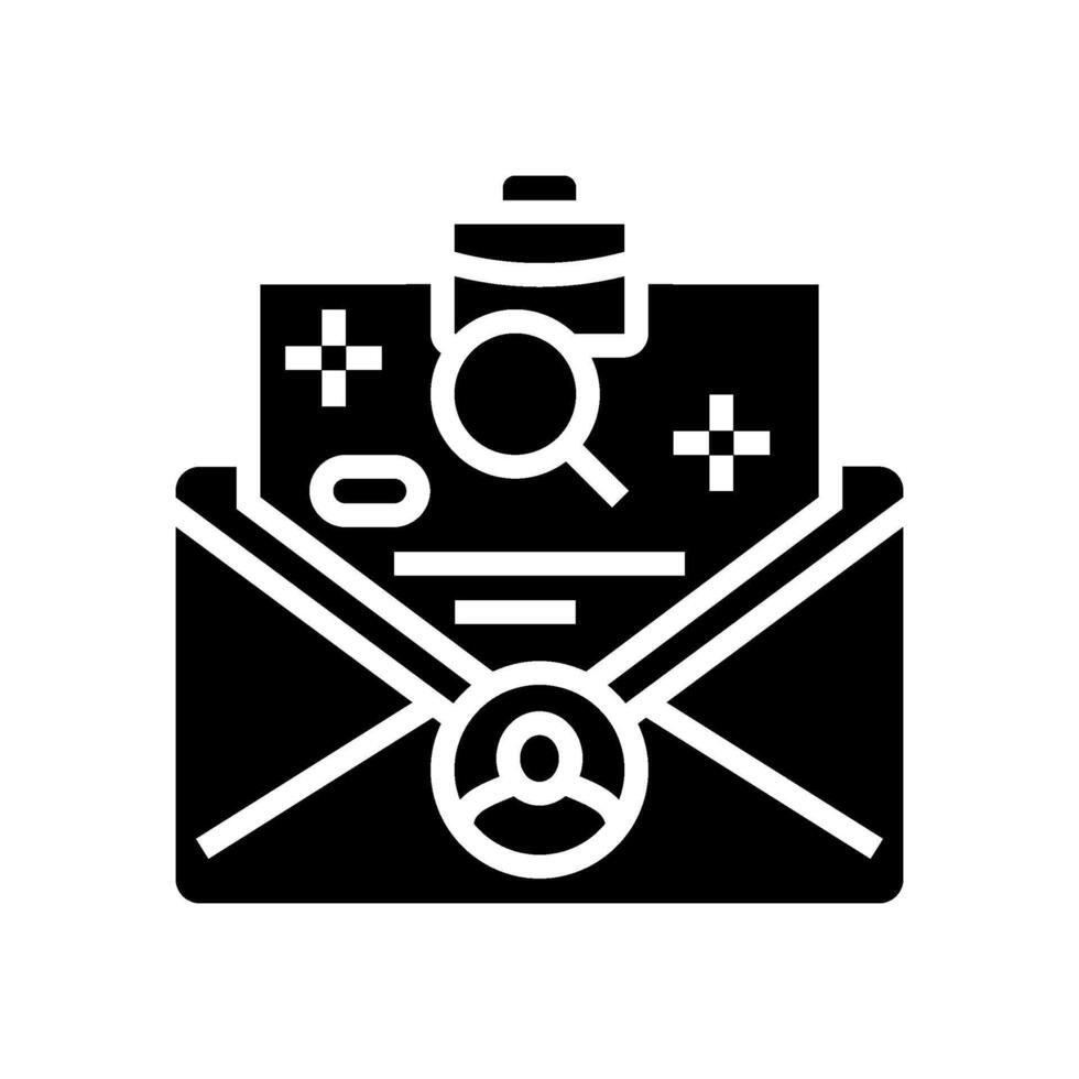text recruiting recruitment business work job glyph icon illustration vector