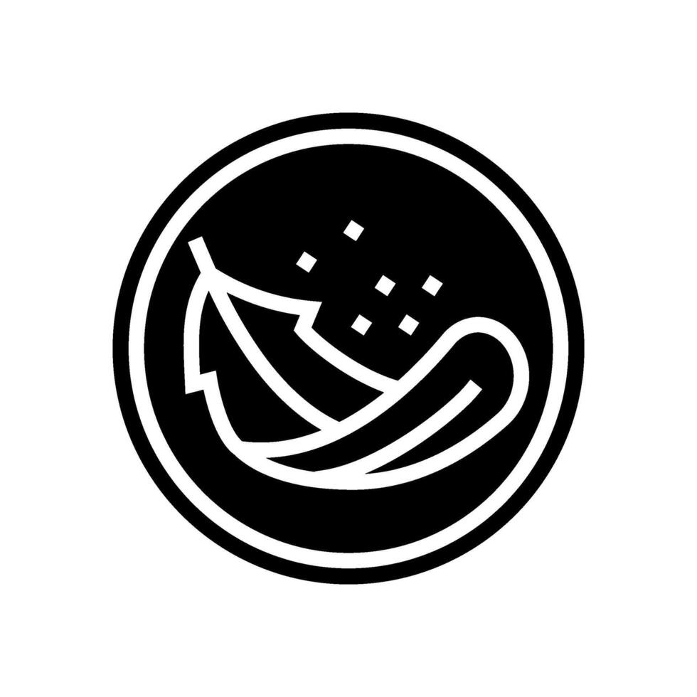 lightweight product label caution glyph icon illustration vector