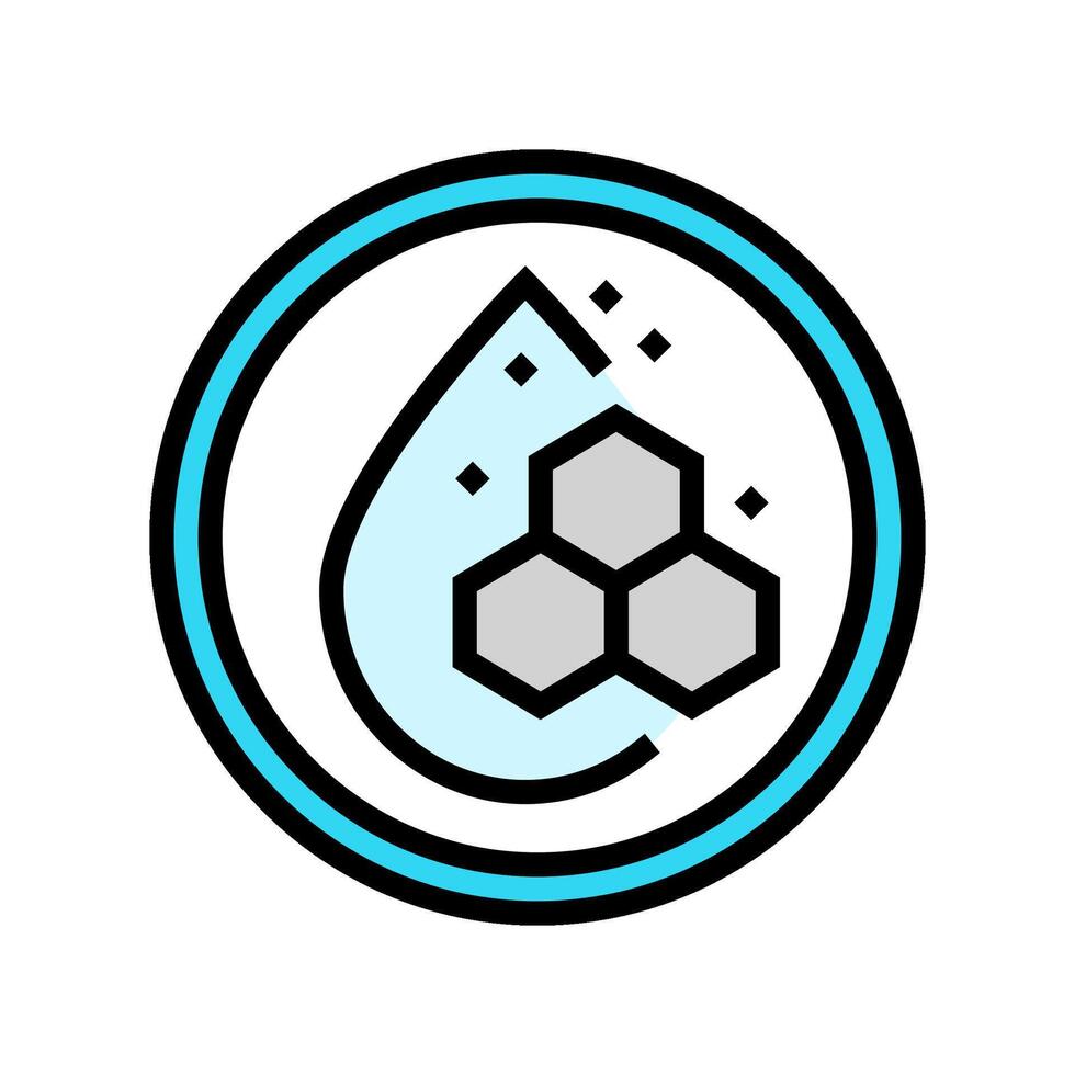 clean formula label product caution color icon illustration vector