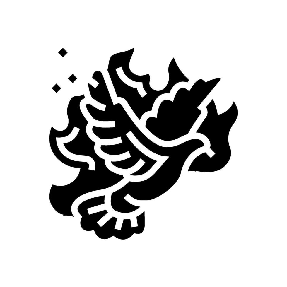 pentecost feast catholic holiday glyph icon illustration vector