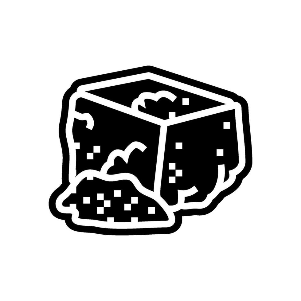yeast allergen free product food glyph icon illustration vector