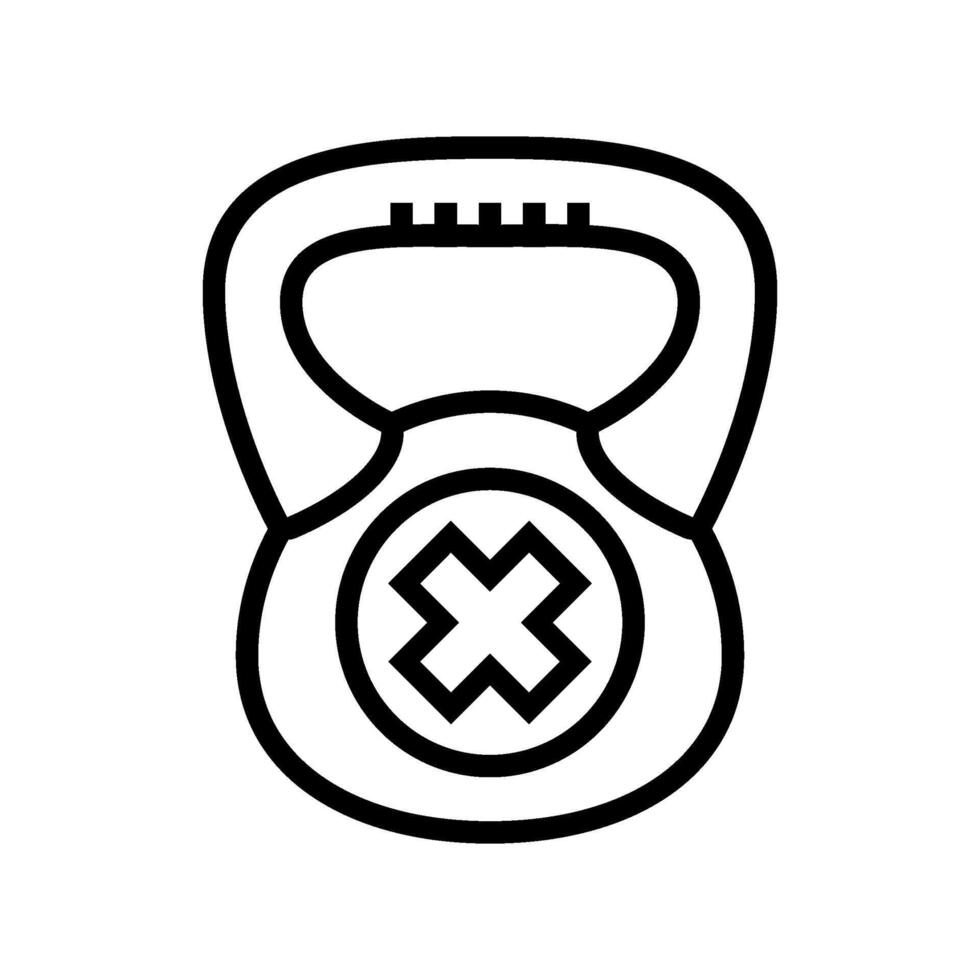 physical inactivity obesity overweight line icon illustration vector
