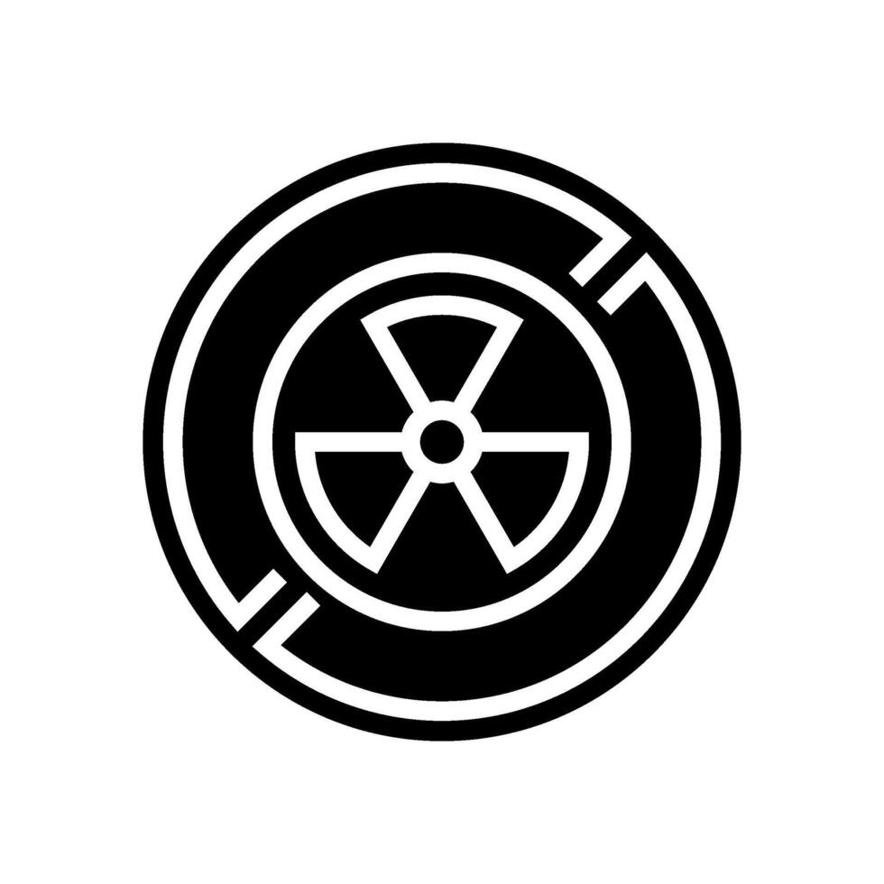 zero toxins product label caution glyph icon illustration vector
