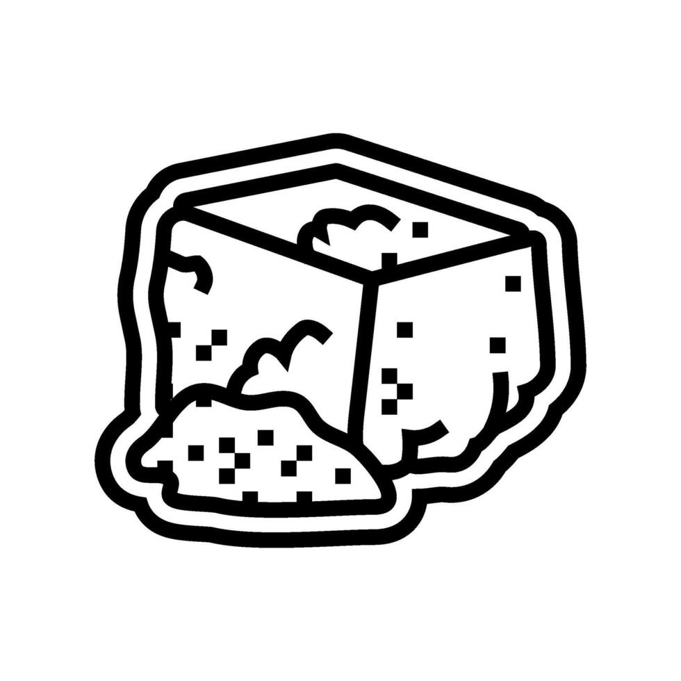 yeast allergen free product food line icon illustration vector