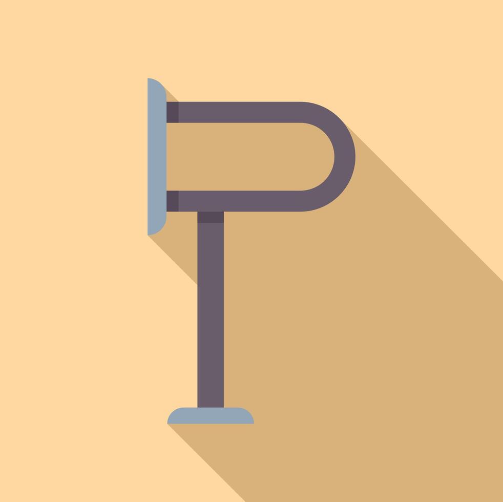Parking sign showing empty space for car parking lot vector
