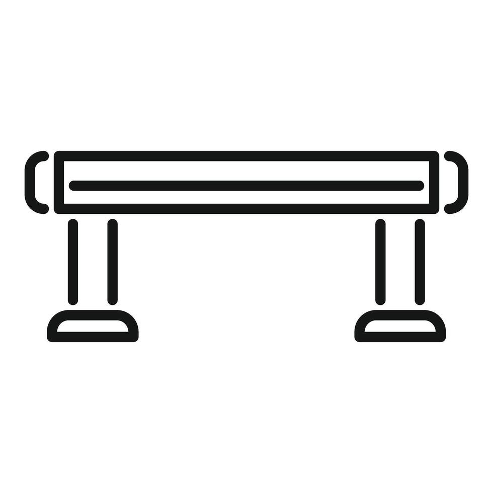 Infrared heater with two heating elements warming up vector