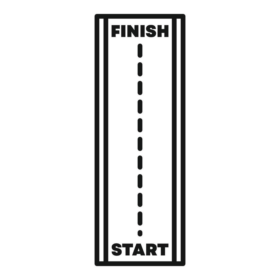 Finish line marking start and finish points for a race 47630729 Vector Art at Vecteezy