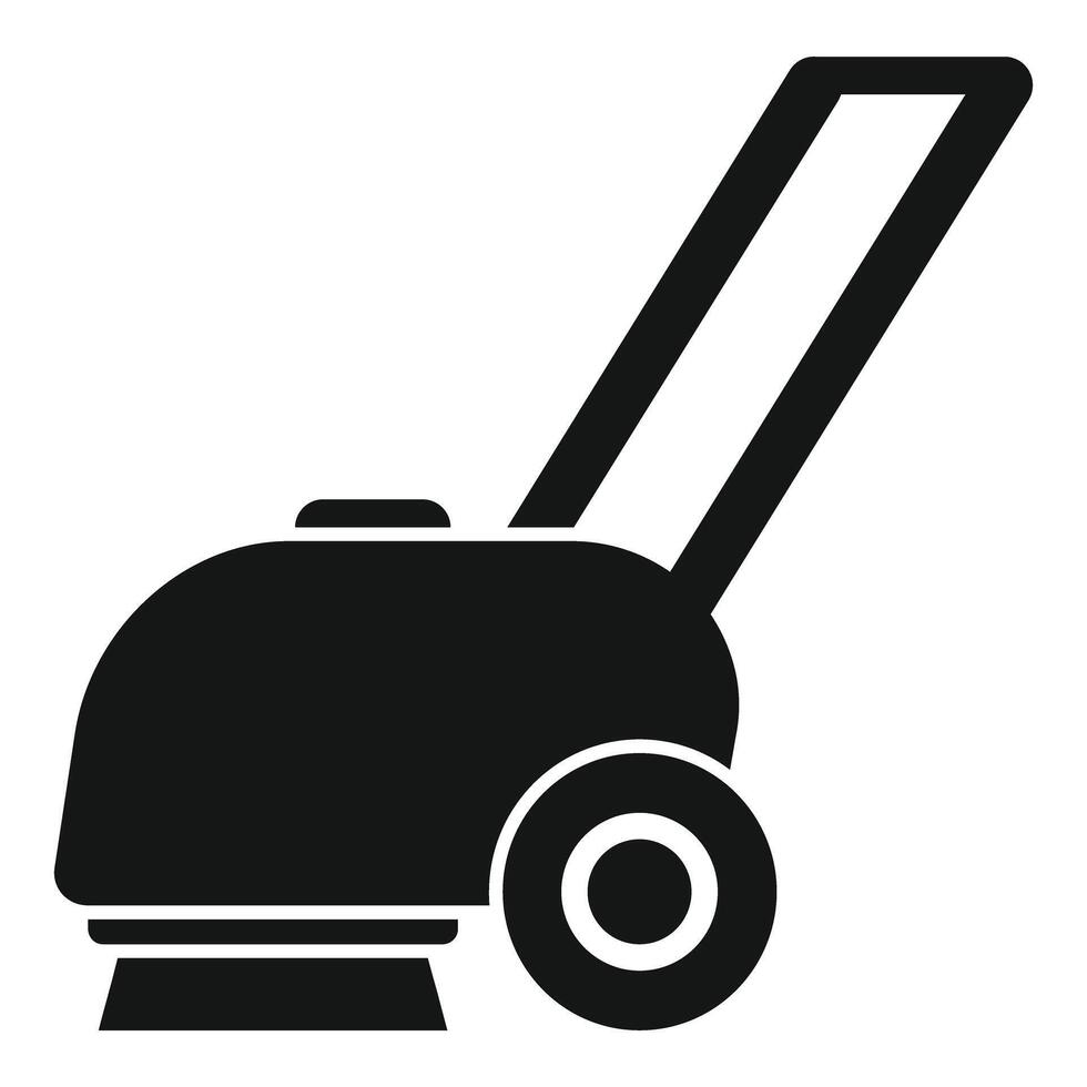 Cleaning machine icon showing cleaning equipment for professional cleaning vector