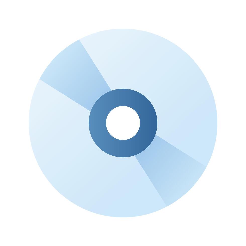 Ready to use icon of compact disc, trendy design vector