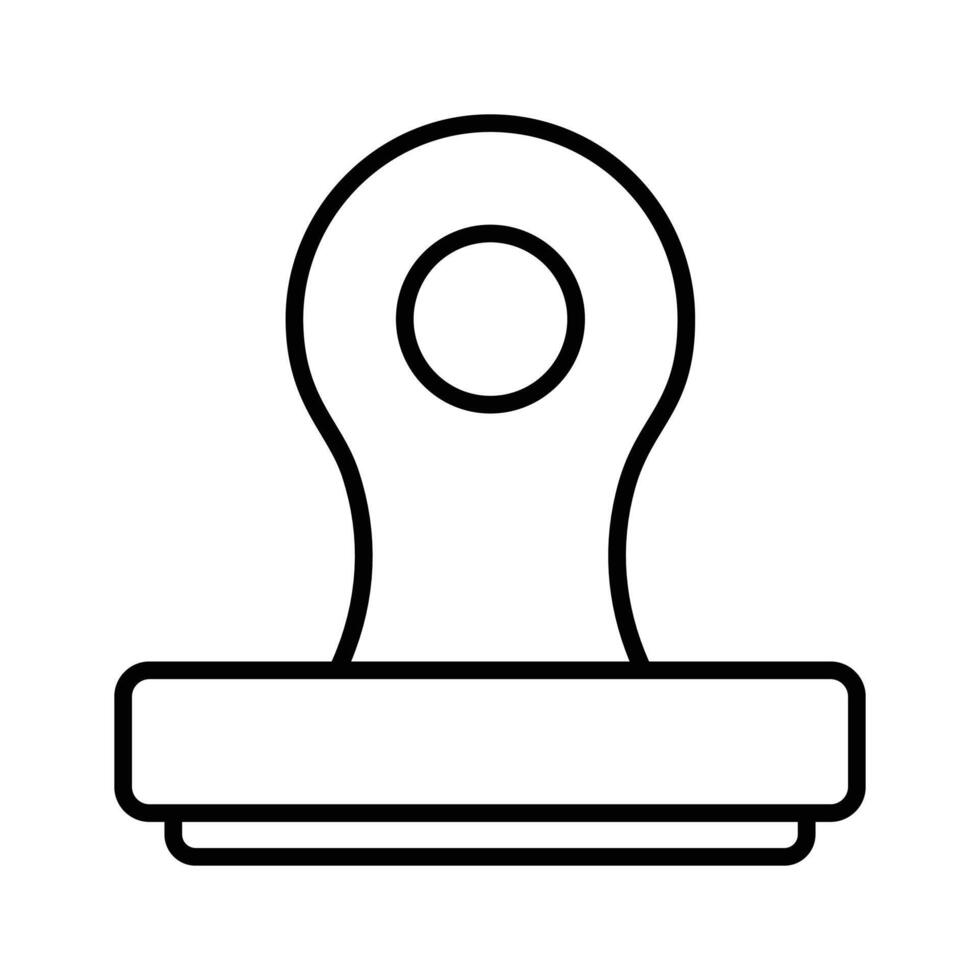Distinctive impression or quality, rubber stamp design in trendy style vector