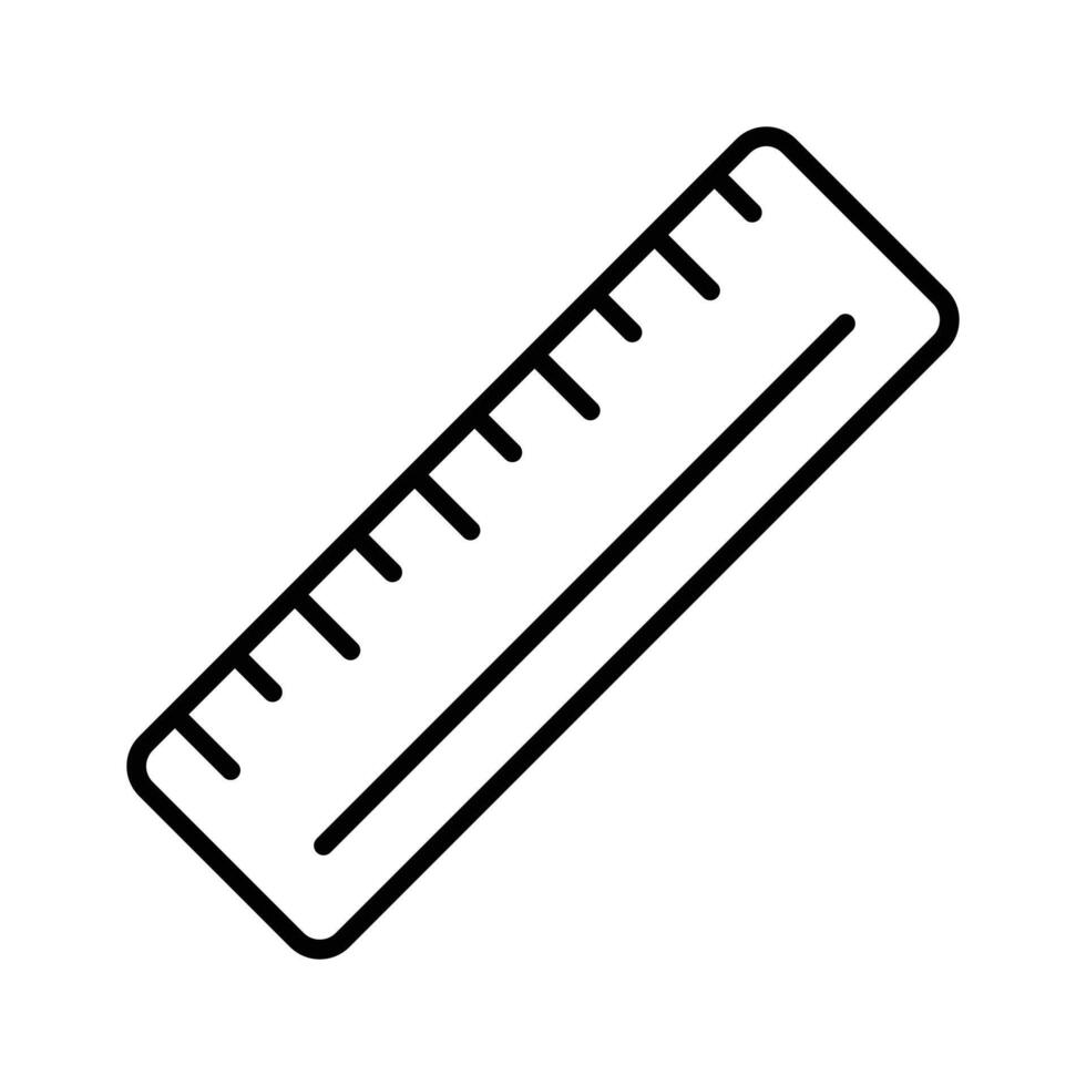 Tool for measurement or calculating length, premium icon of ruler, scale vector