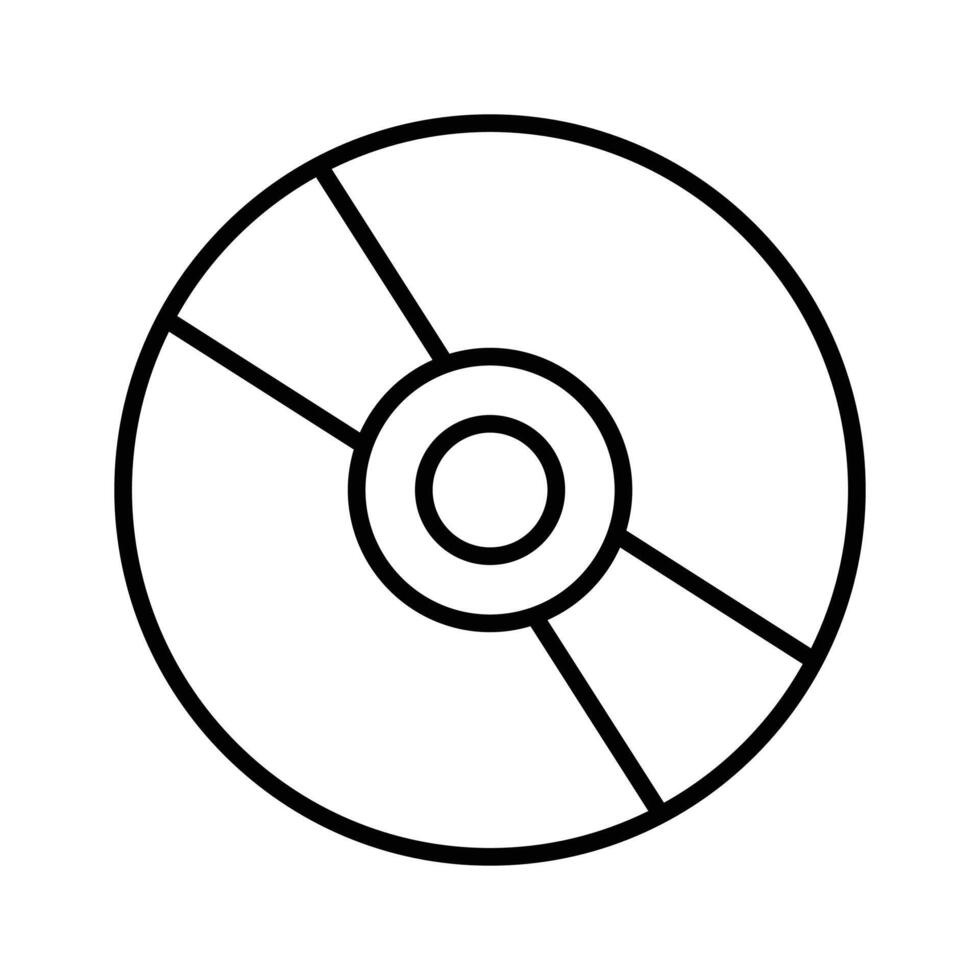 Ready to use icon of compact disc, trendy design vector