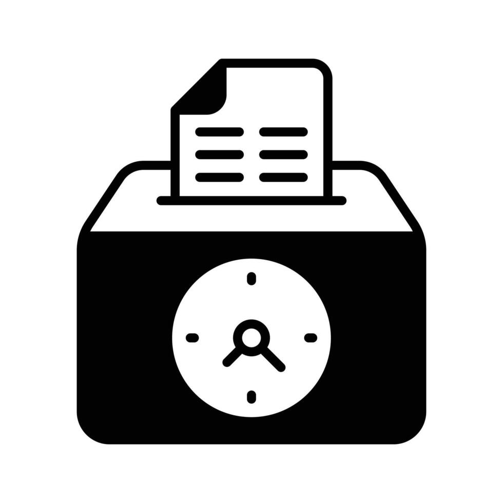 Grab this amazing icon of attendance, ready to use vector
