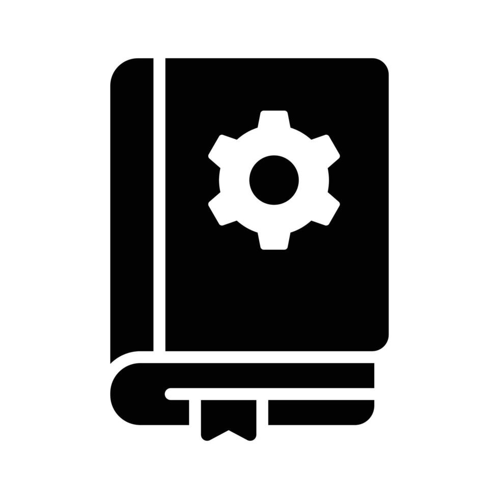 Take a look at this amazing icon of manual book, premium vector