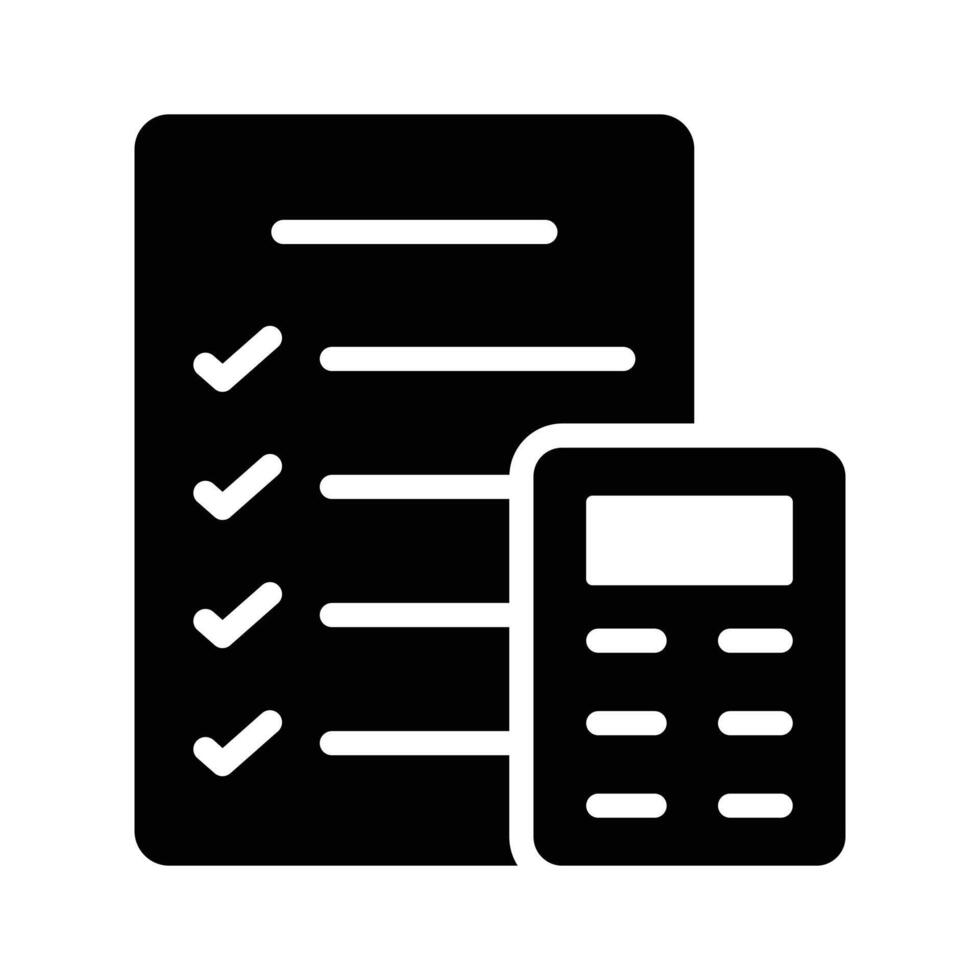 Financial plan icon in modern style, business accounting vector