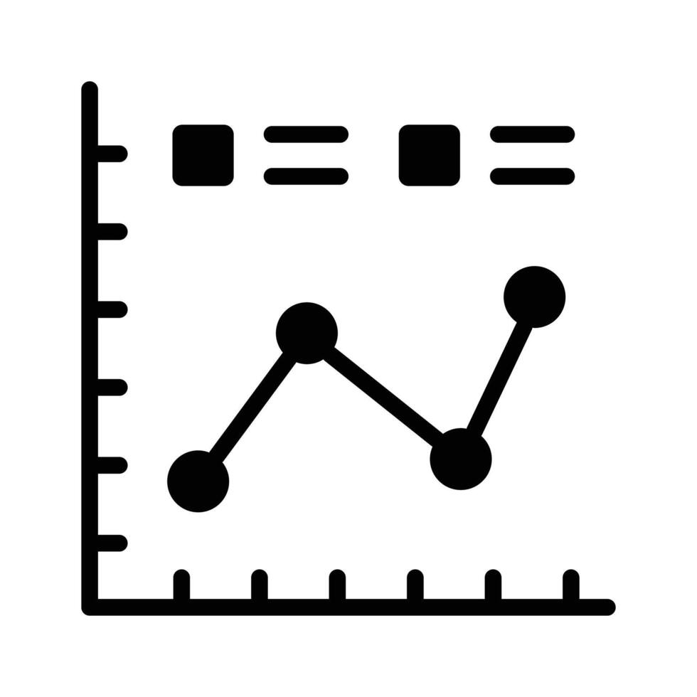 Bar chart representing the analysis and interpretation of financial data, financial data analysis vector