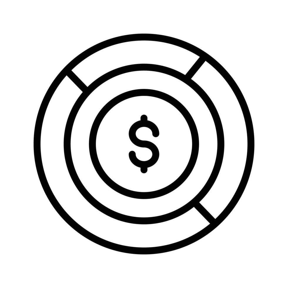 Grab this carefully crafted icon of financial analysis, business analysis vector