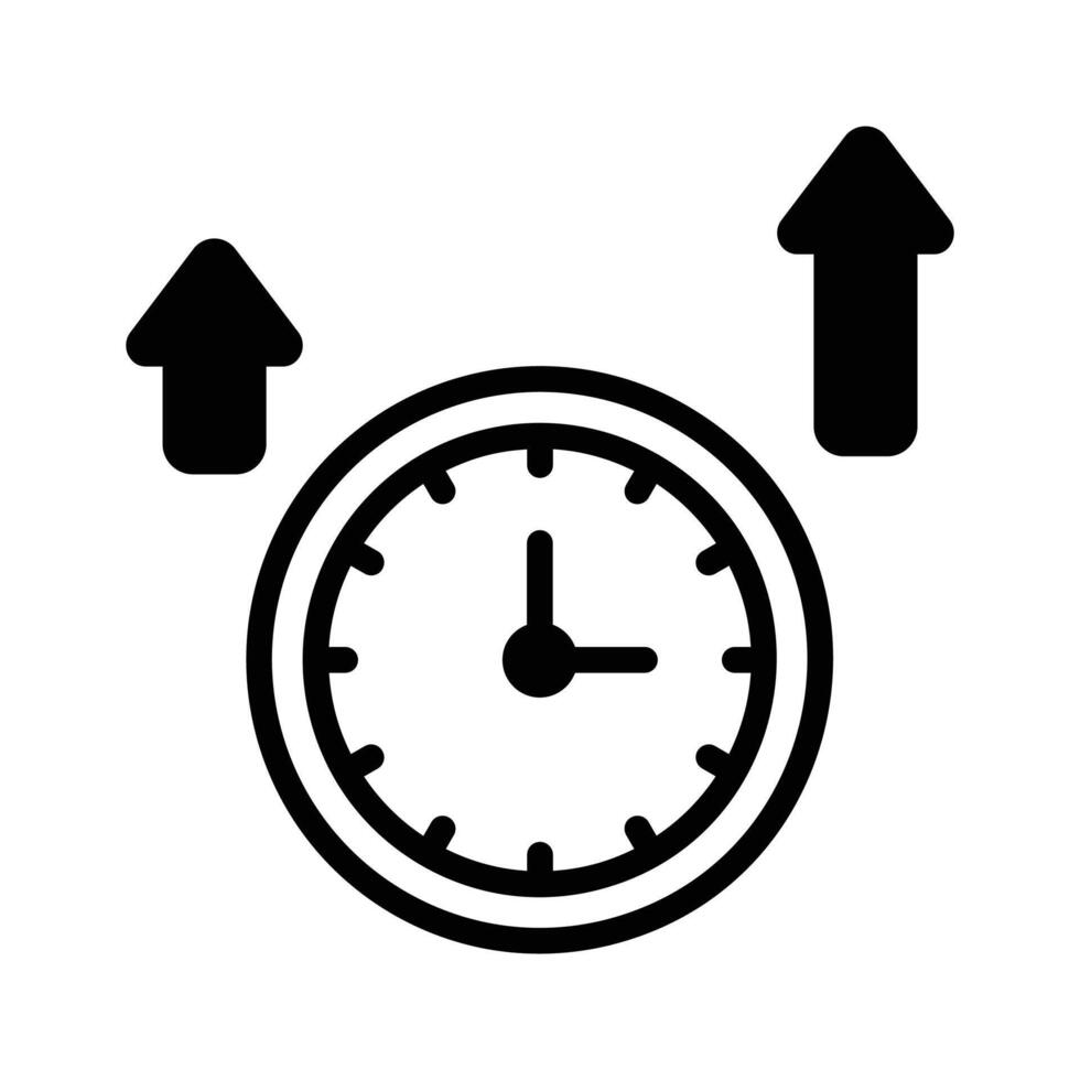Get your hold on this amazing icon of productivity in modern style vector