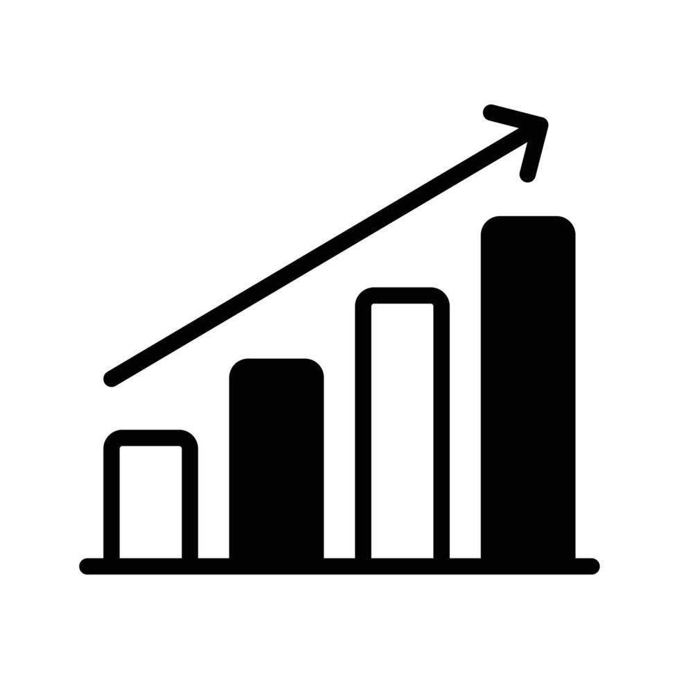 Grab this editable of growth chart, business analysis icon design vector