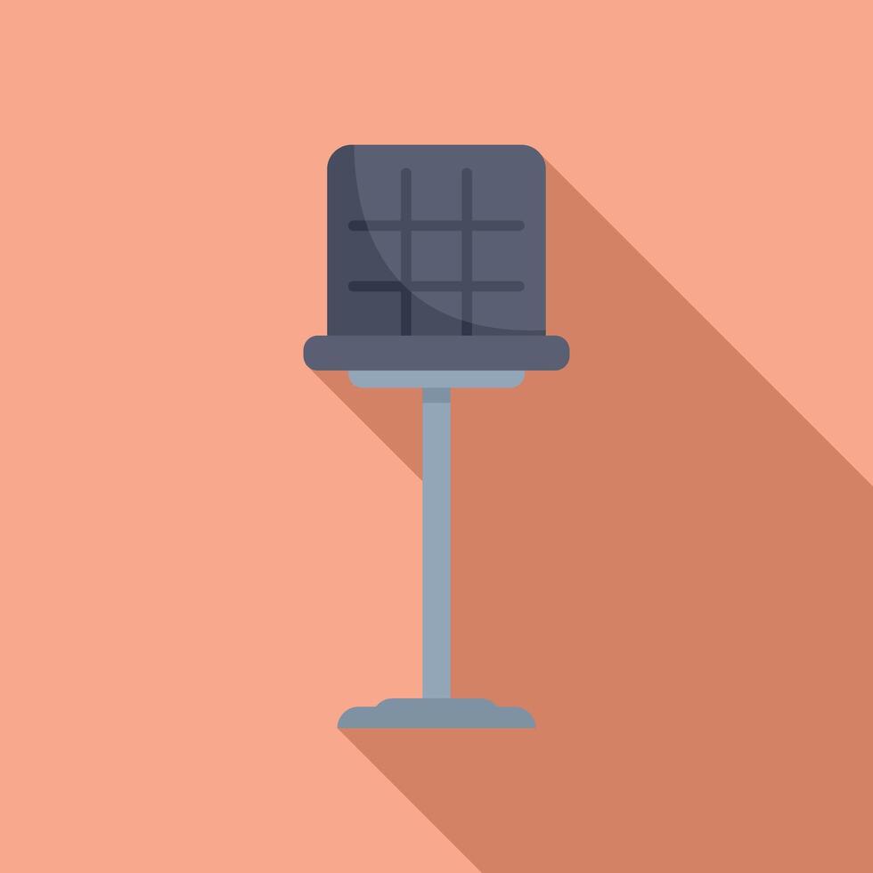 Metal detector gate standing upright security check vector