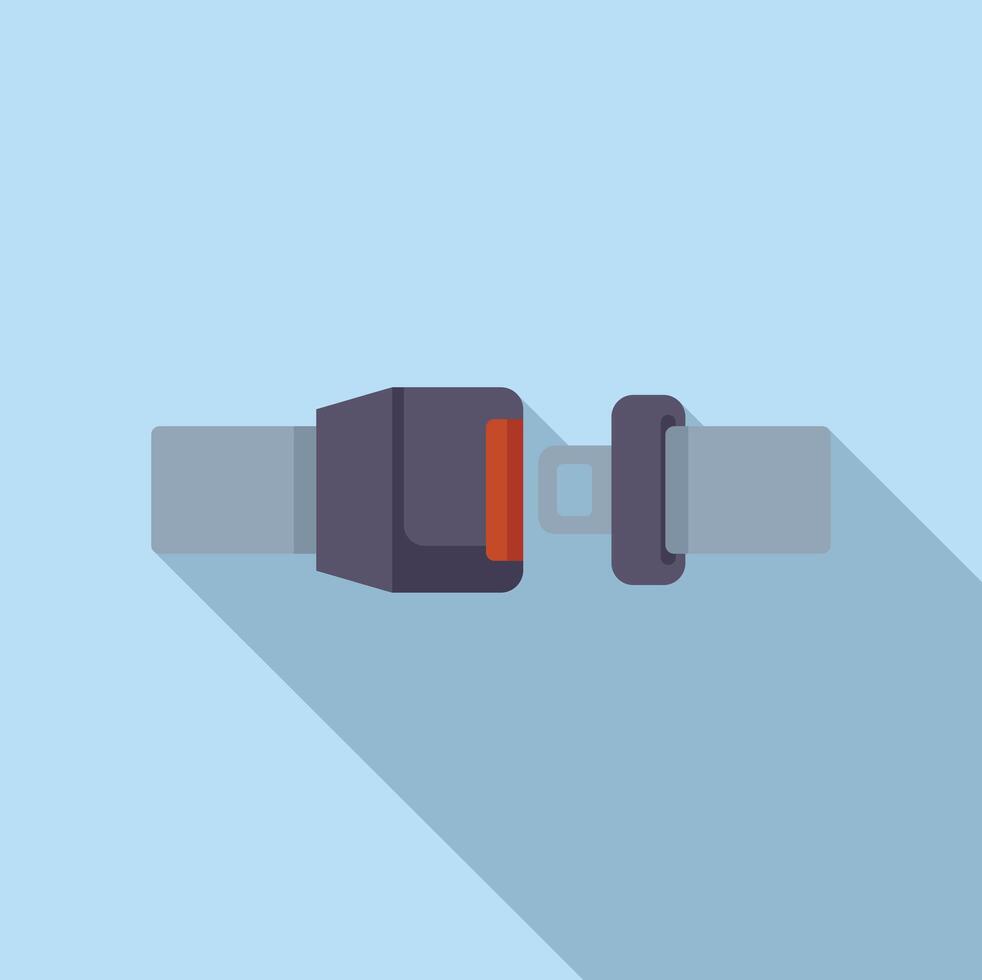 Safety first, seat belt fastened and ready for a secure journey vector
