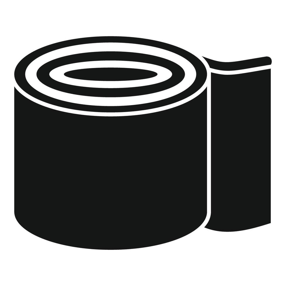 Medical elastic bandage roll icon representing first aid kit vector