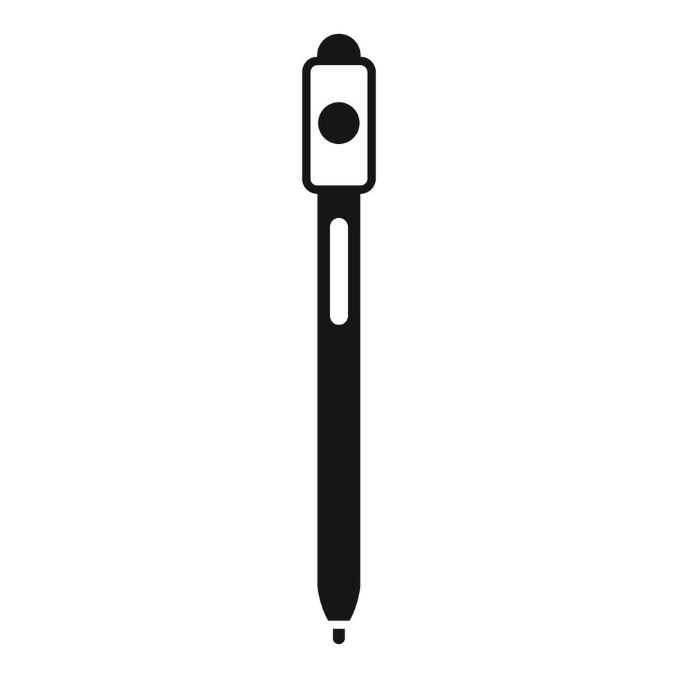 Stylus pen icon representing modern digital drawing tool vector