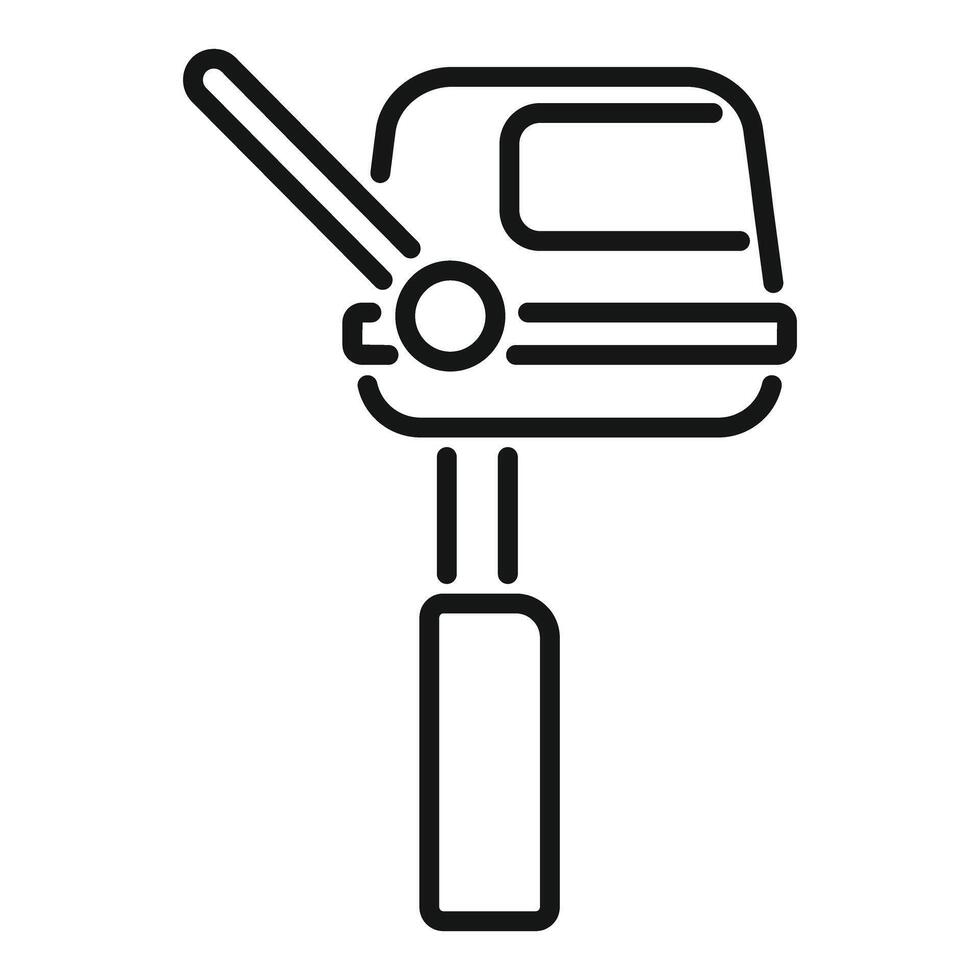 Parking machine accepting banknotes for parking space payment vector