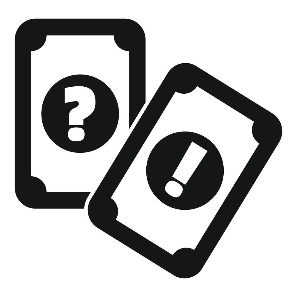 Question and answer cards showing faq and q and a information vector