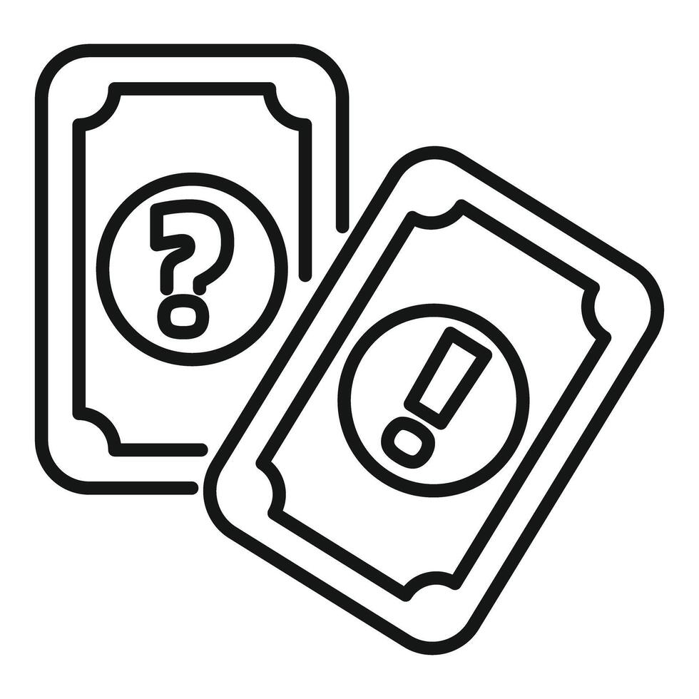Question and answer cards symbolizing frequently asked questions vector
