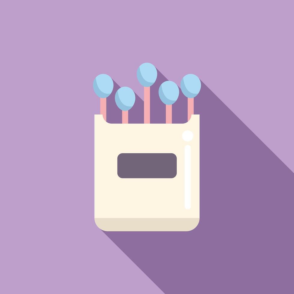 Box of matches for starting a fire icon illustration vector
