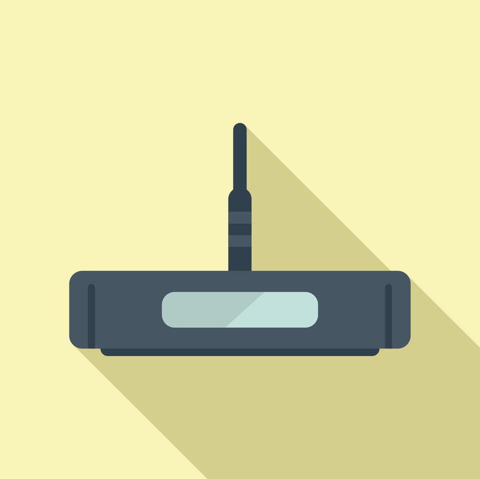 Modem router sending wireless signal with one antenna vector