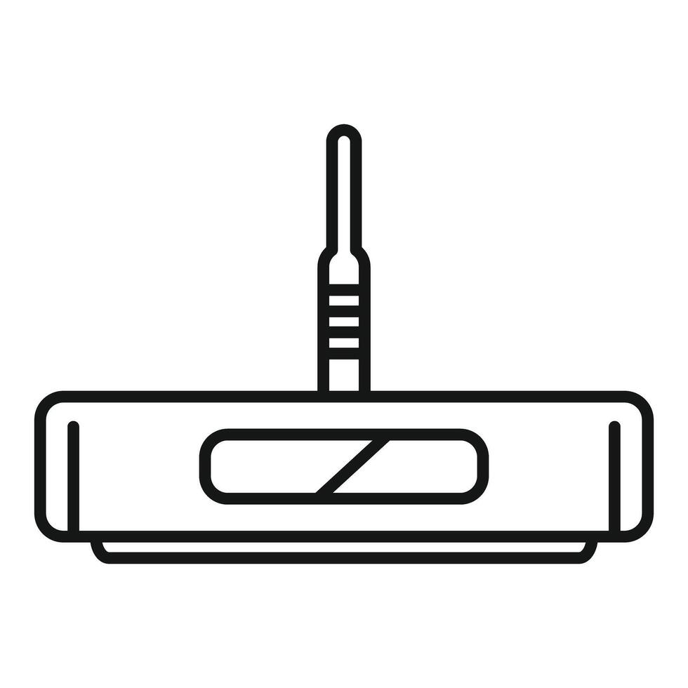 Wifi router providing wireless internet connection icon vector