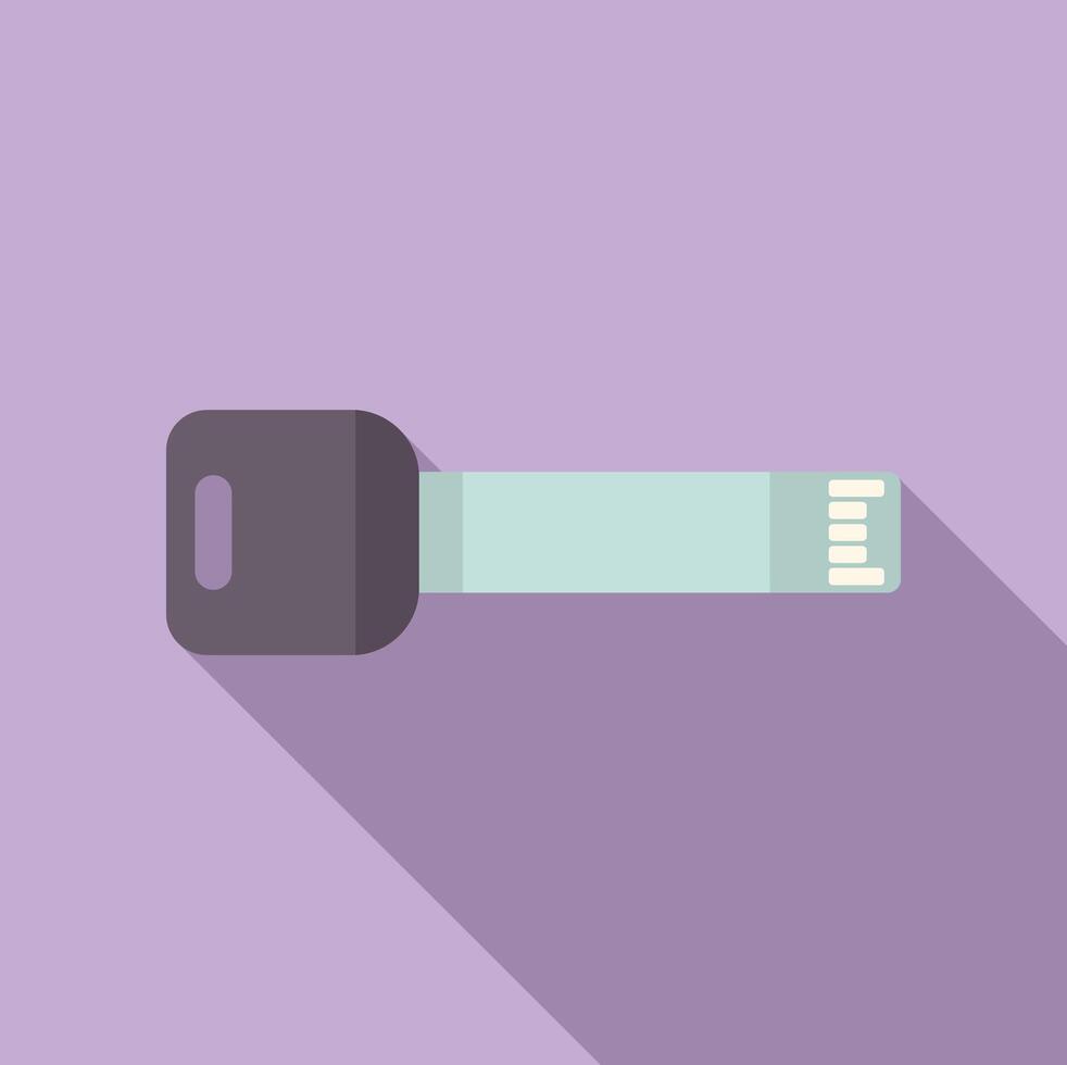 Modern car key illustration featuring keyless entry and remote start technology vector