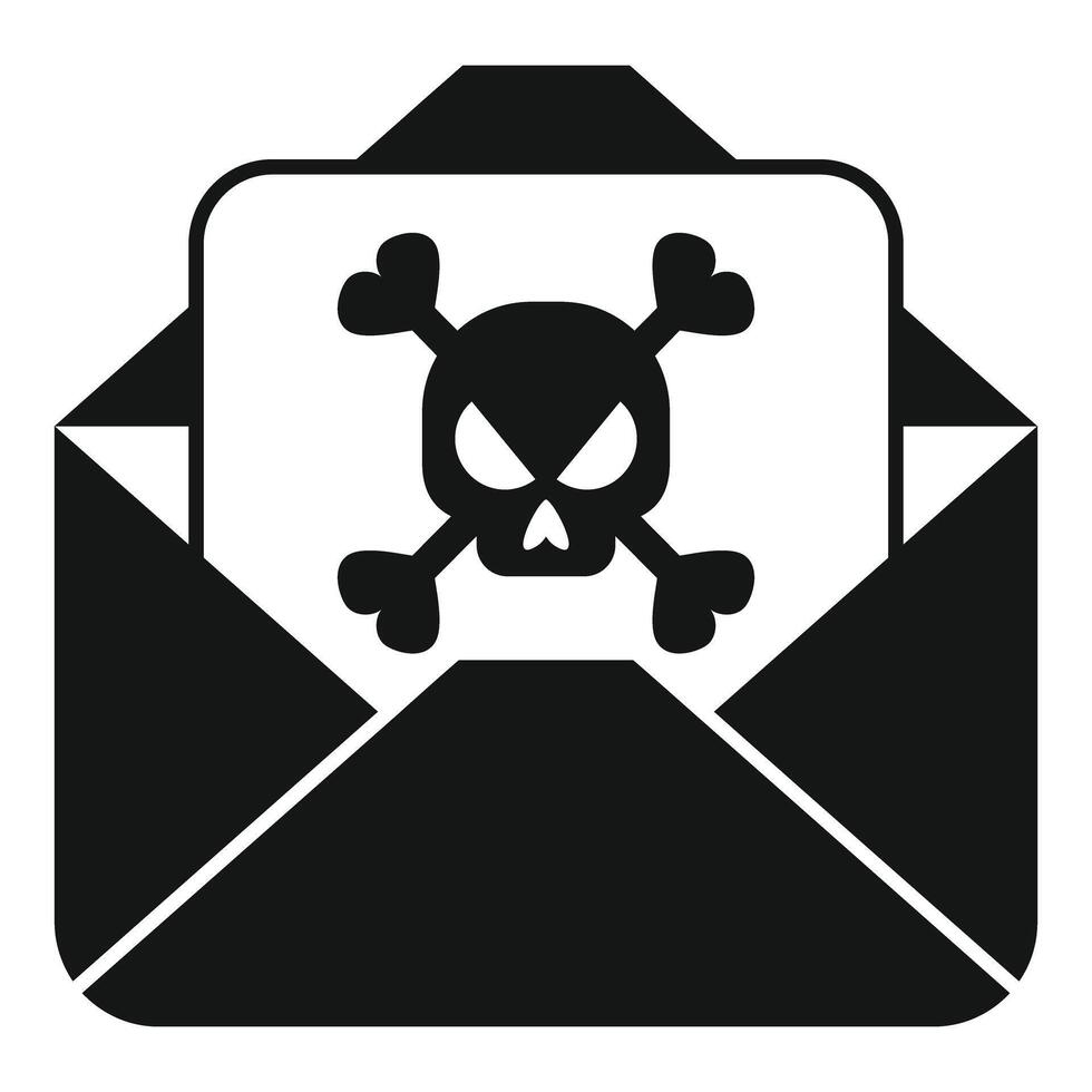 Email containing virus detected showing cyber attack vector