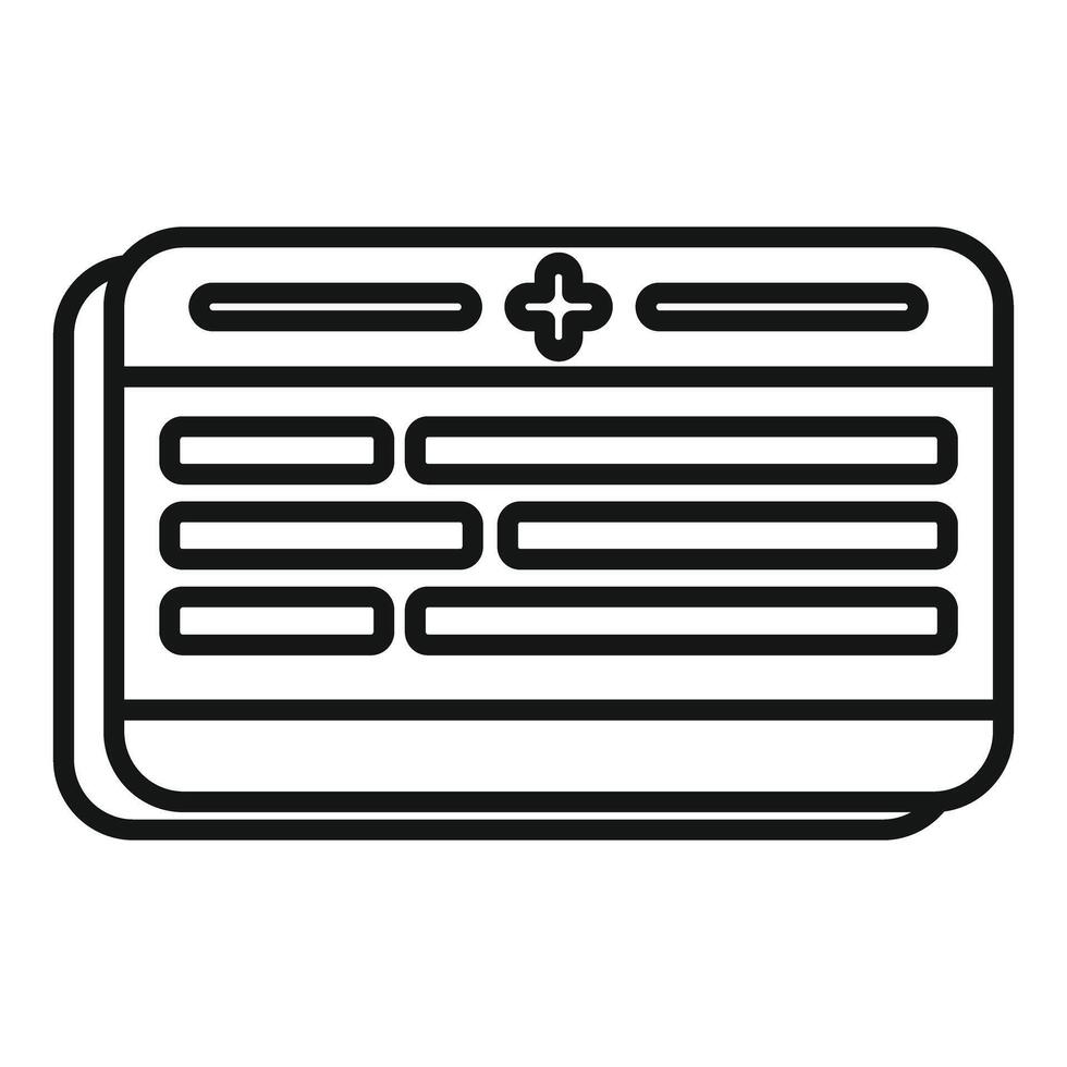 Online medical form being filled on computer screen vector