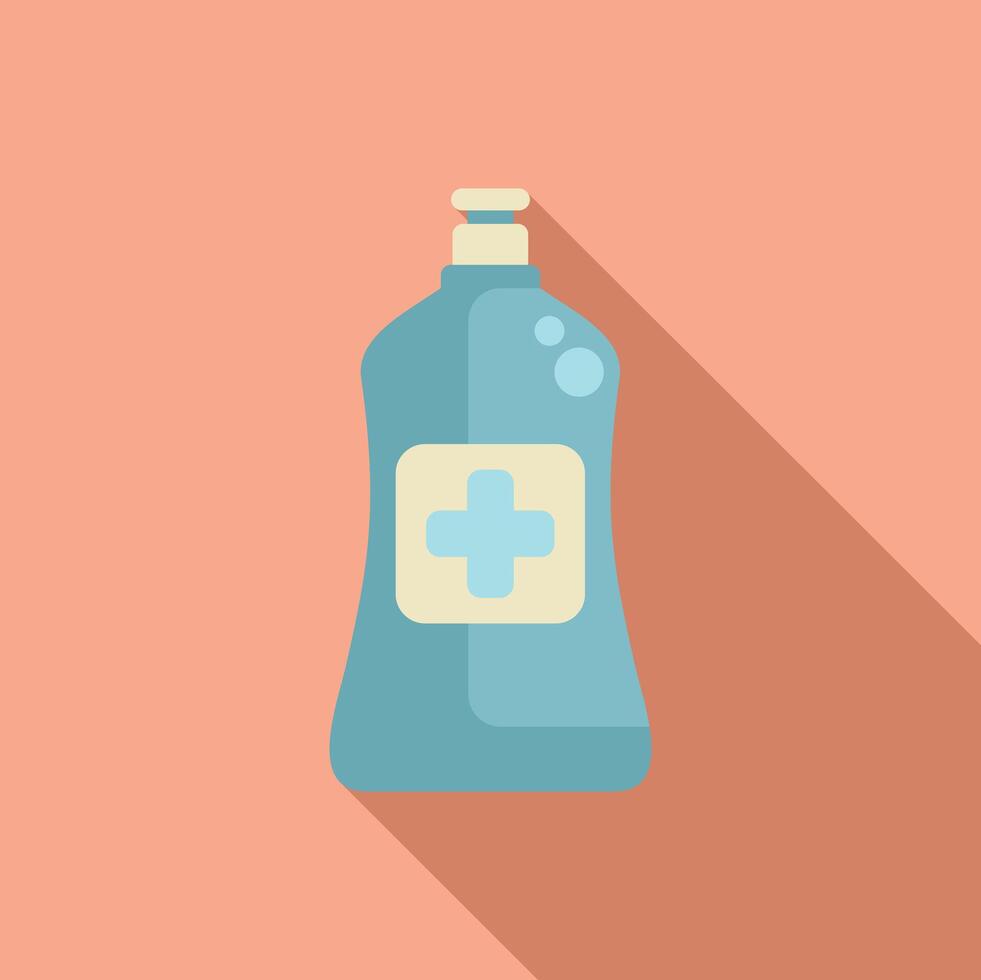 Antiseptic liquid soap bottle promoting hygiene and germ protection vector