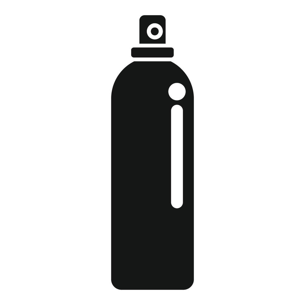 Spray can icon representing painting and street art vector