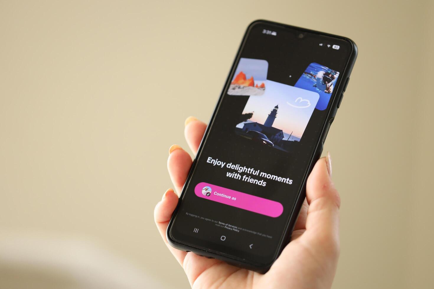 KYIV, UKRAINE - JUNE 20, 2024 Whee is instagram-like application for asian smartphone users for sharing photos between friends