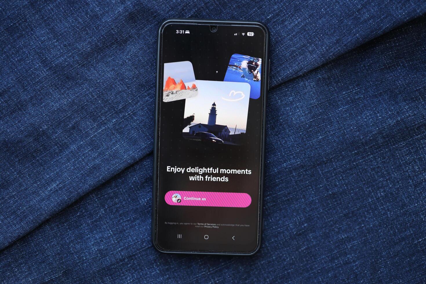 KYIV, UKRAINE - JUNE 20, 2024 Whee is instagram-like application for asian smartphone users for sharing photos between friends