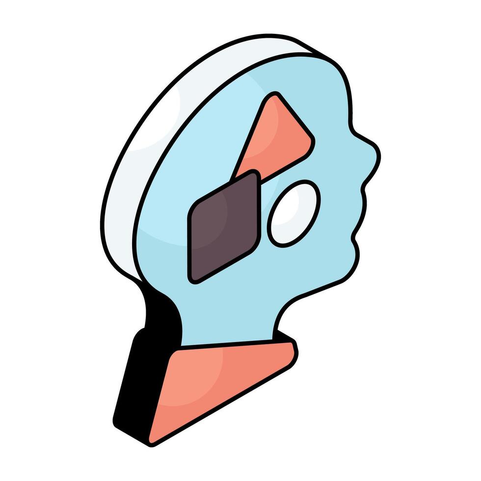 Modern design icon of artist vector