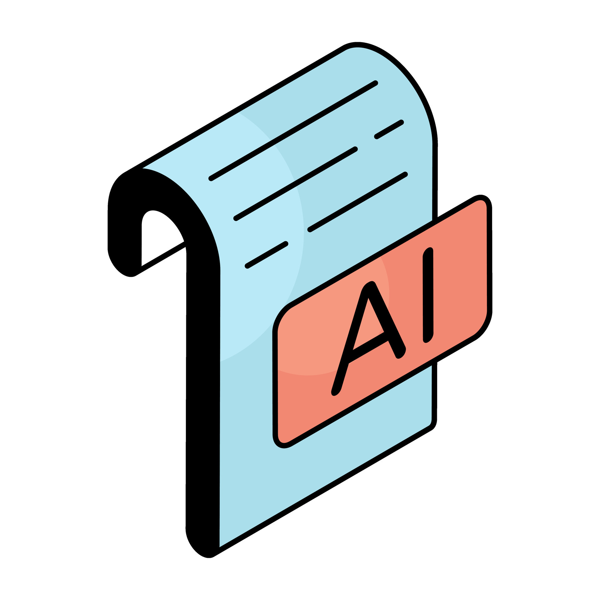 Trendy design icon of AI file 47638615 Vector Art at Vecteezy