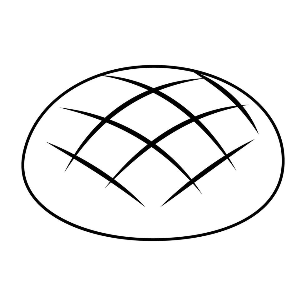 Premium design of the melonpan vector