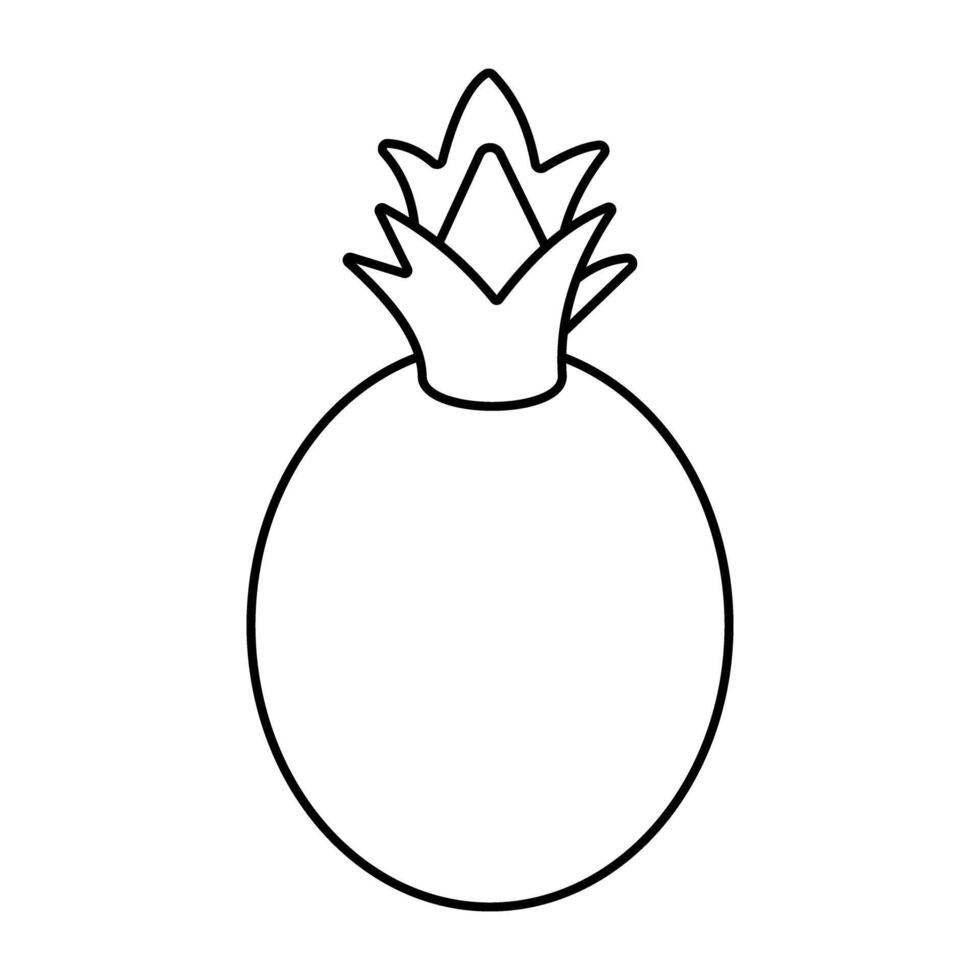 Modern design icon of pineapple vector