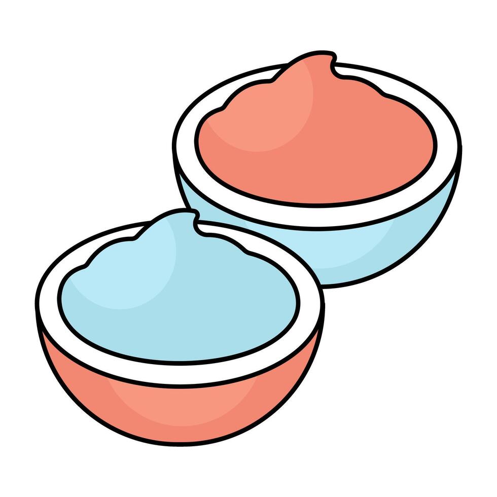 A trendy design icon of sour cream vector