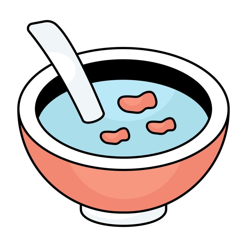 Creative design icon of soup vector