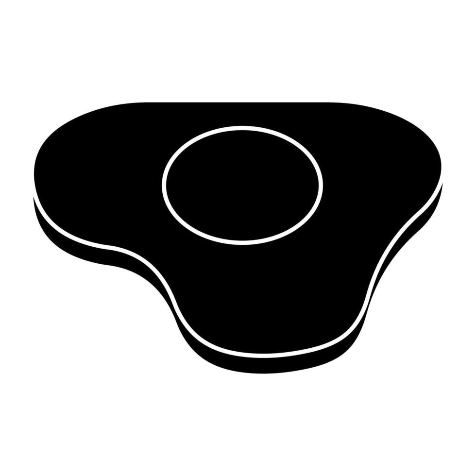 Perfect design icon of fried egg vector
