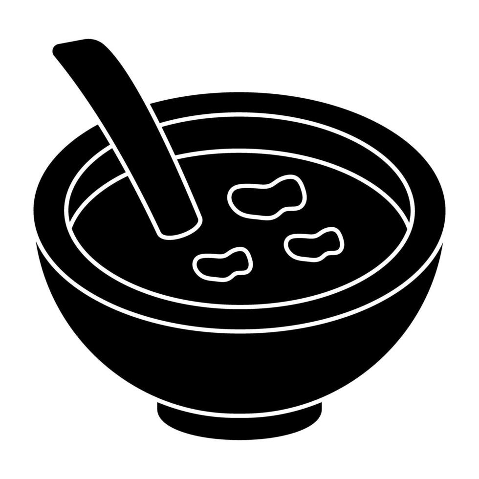 Creative design icon of soup vector