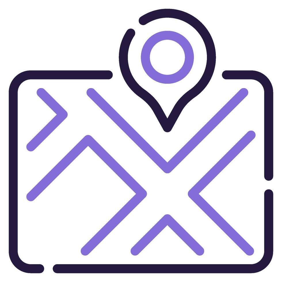 Map icon for web, app, infographic, etc vector