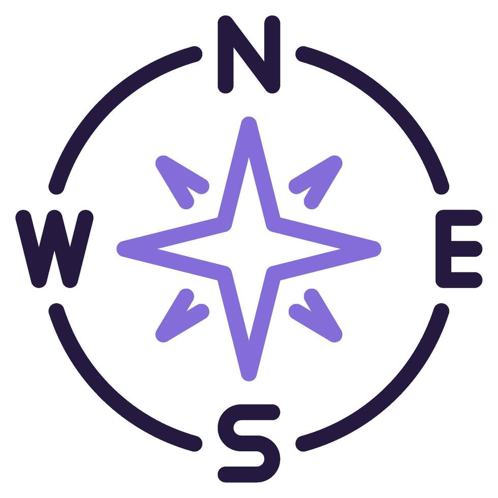 Compass icon for web, app, infographic, etc vector
